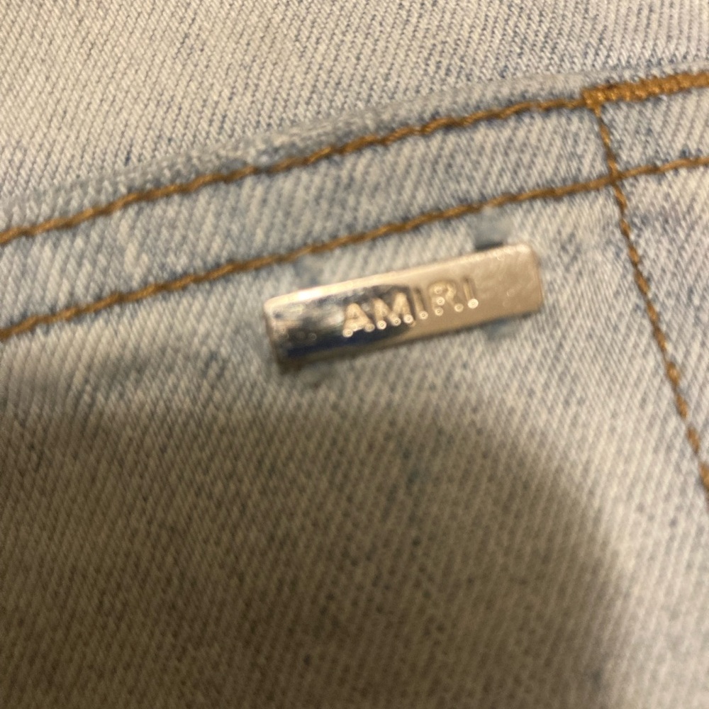 Blue Amiri jean shorts - Picture 3 of 3